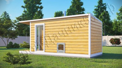 Мобильная баня Скандинавия–6